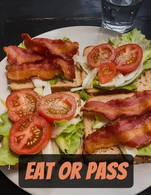Classic BLT Sandwich Elevated Delicious elevated classic BLT sandwich with crispy bacon, fresh lettuce, and ripe tomatoes.