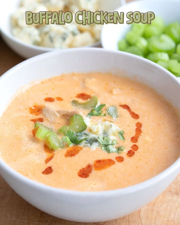 Keto Buffalo Chicken Soup