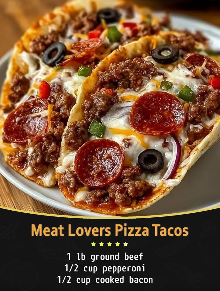 Meat Lovers Pizza Tacos