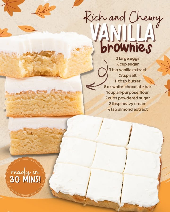 Vanilla Brownies