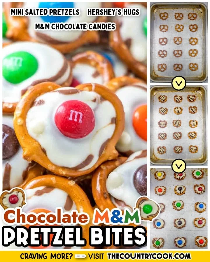 Hershey Kiss Pretzels Delicious Hershey Kiss Pretzels topped with chocolate and pretzels