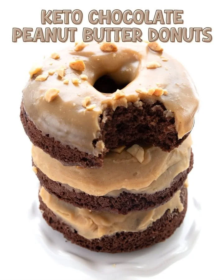 Delicious Keto Donuts on a plate, perfect for a low-carb diet.