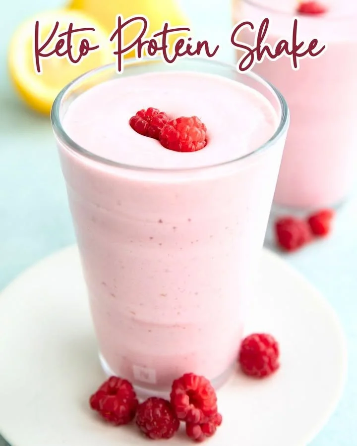Keto Protein Shake Delicious Keto Protein Shake with low-carb and high-fat ingredients for a healthy diet