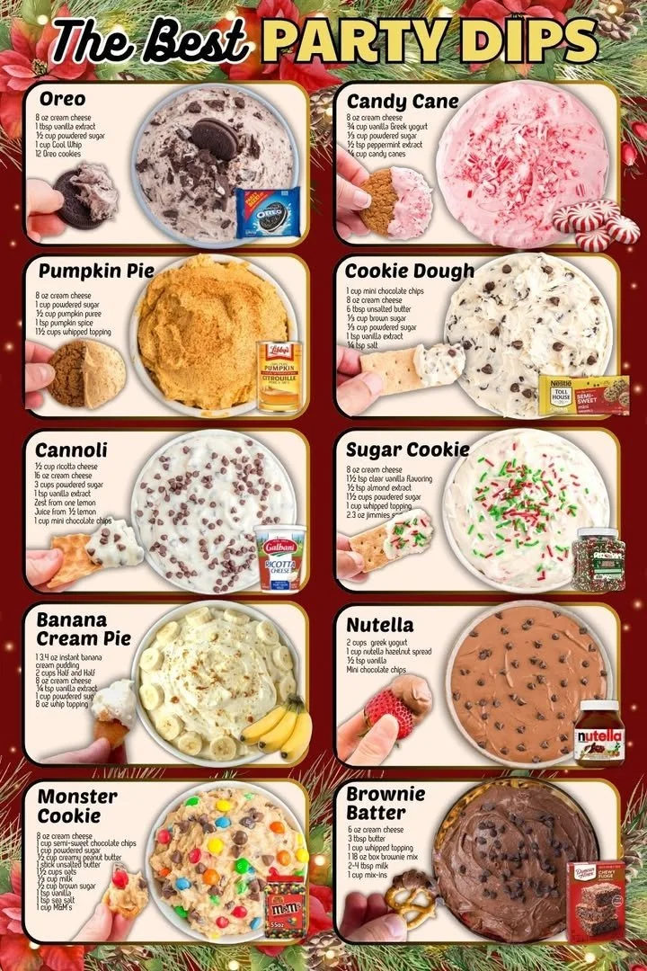 Quick and Easy Dessert Dips A variety of quick dessert dips served with fruits and snacks.