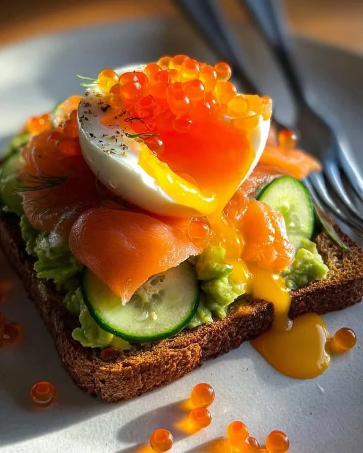 Luxe Smoked Salmon & Jammy Egg Avocado Toast