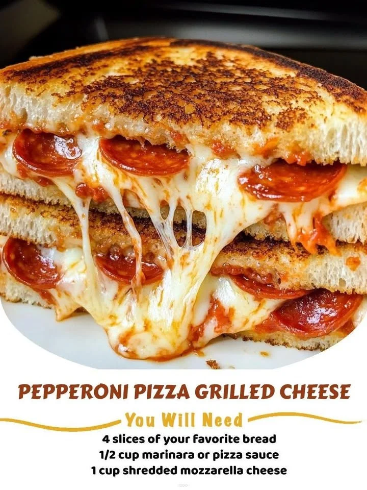 Pepperoni Pizza Grilled Cheese